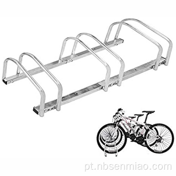 Suporte de armazenamento ajustável para 3 bicicletários e suporte para bicicletas